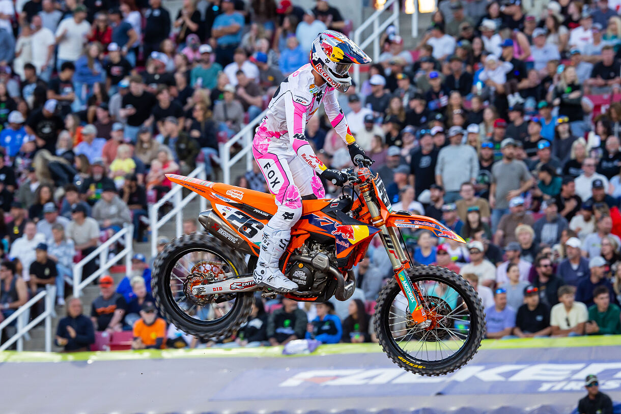 Prado Ends 2026 AMA Supercross Campaign with Podium in Salt Lake City